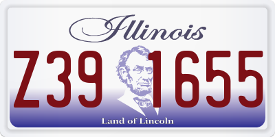 IL license plate Z391655