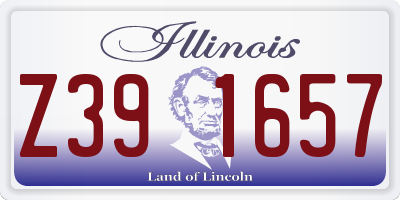 IL license plate Z391657