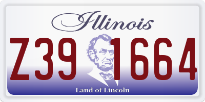 IL license plate Z391664