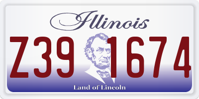 IL license plate Z391674