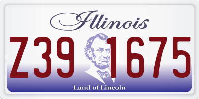 IL license plate Z391675