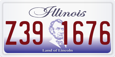 IL license plate Z391676