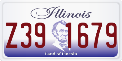 IL license plate Z391679