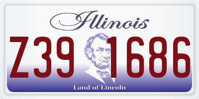 IL license plate Z391686