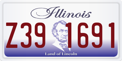 IL license plate Z391691