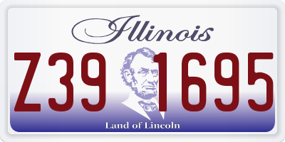 IL license plate Z391695