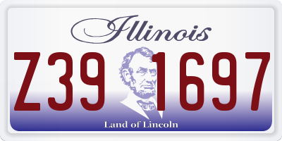 IL license plate Z391697