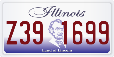 IL license plate Z391699