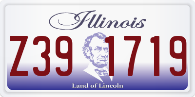 IL license plate Z391719