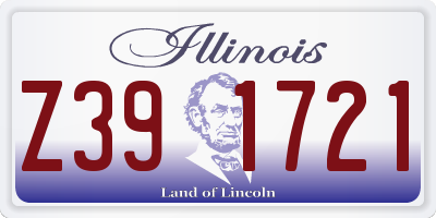IL license plate Z391721