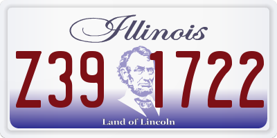 IL license plate Z391722