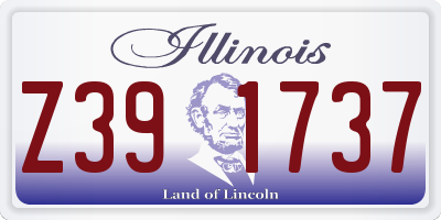 IL license plate Z391737