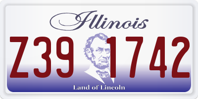 IL license plate Z391742