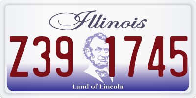 IL license plate Z391745