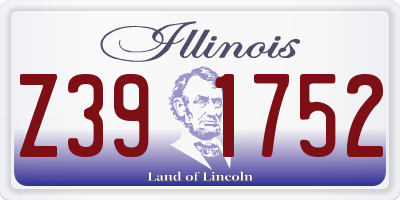 IL license plate Z391752