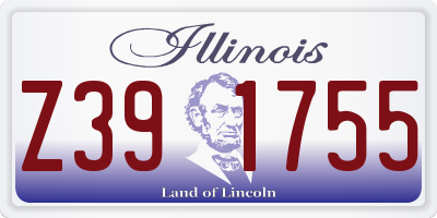 IL license plate Z391755