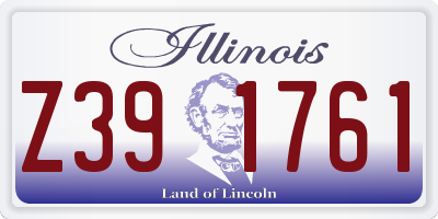 IL license plate Z391761