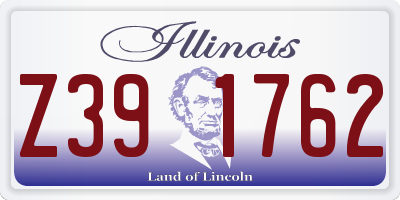 IL license plate Z391762