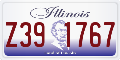 IL license plate Z391767