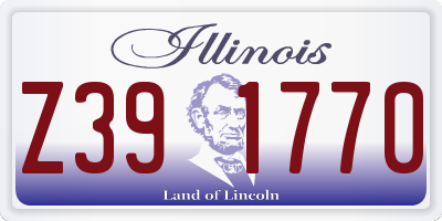 IL license plate Z391770