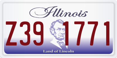 IL license plate Z391771