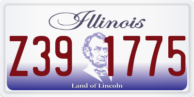 IL license plate Z391775