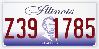 IL license plate Z391785