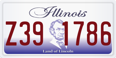 IL license plate Z391786
