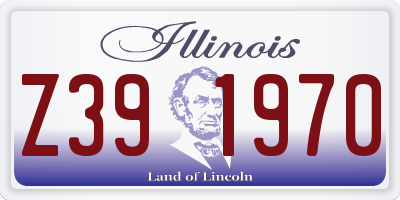 IL license plate Z391970