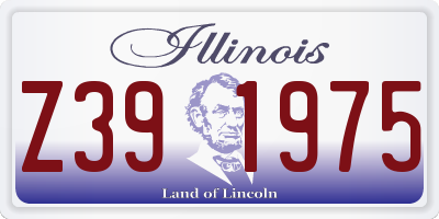 IL license plate Z391975
