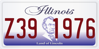 IL license plate Z391976