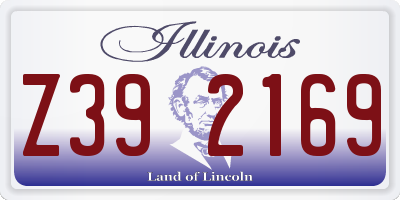 IL license plate Z392169