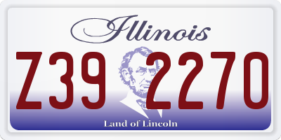 IL license plate Z392270