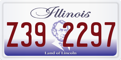 IL license plate Z392297