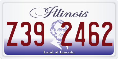 IL license plate Z392462
