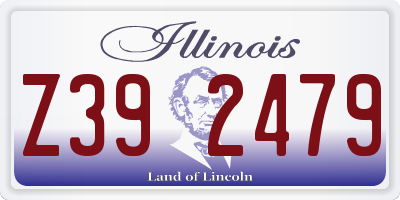 IL license plate Z392479