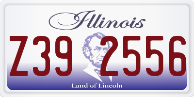 IL license plate Z392556