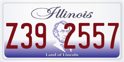 IL license plate Z392557