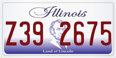 IL license plate Z392675
