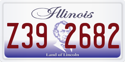 IL license plate Z392682