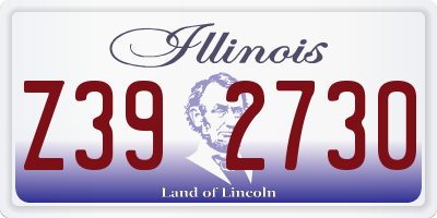 IL license plate Z392730
