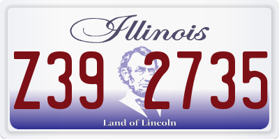IL license plate Z392735
