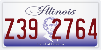 IL license plate Z392764