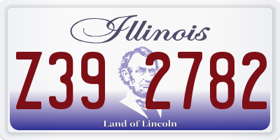 IL license plate Z392782