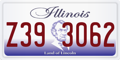 IL license plate Z393062