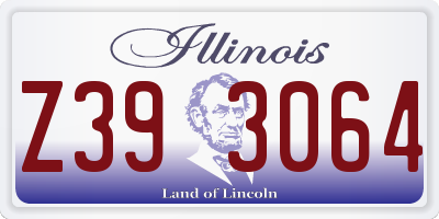 IL license plate Z393064