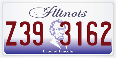 IL license plate Z393162
