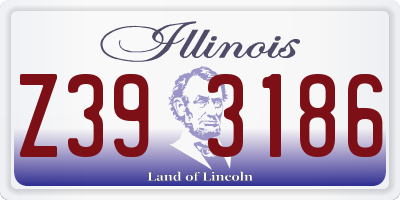 IL license plate Z393186