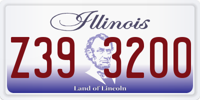 IL license plate Z393200
