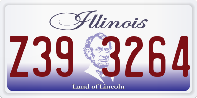 IL license plate Z393264